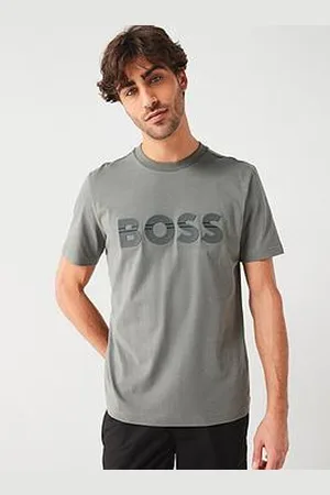 HUGO BOSS Tee 1 Regular Fit Tonal Chest Logo T-Shirt