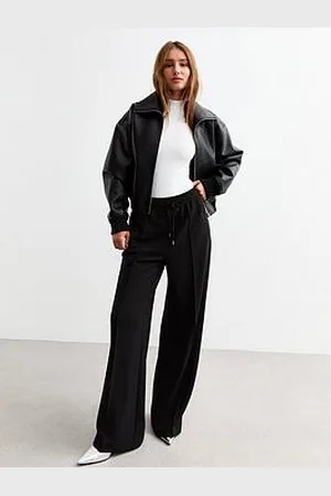 New Look Jersey Tailored Wide Leg Joggers