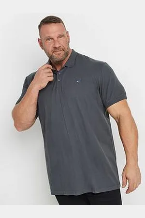 BAD RHINO Big & Tall Short Sleeve Plain Polo Shirt