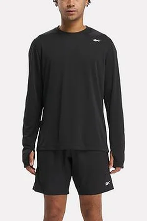Reebok Mens Training Train Long Sleeve Tech T-Shirt