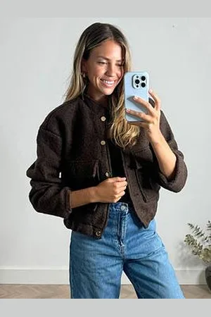 Style Cheat Boucle Bomber Jacket