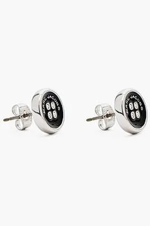Marc Jacobs Button Stud Earrings - /Black