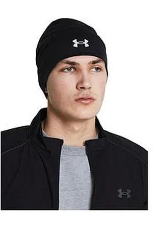 Under Armour Mens Running Storm Launch Beanie - Black