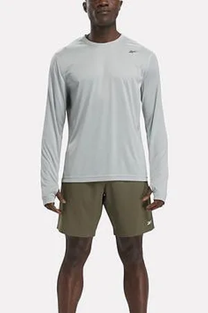 Reebok Mens Training Train Long Sleeve Tech T-Shirt