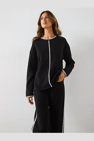Very Contrast Stitch Sweatshirt
