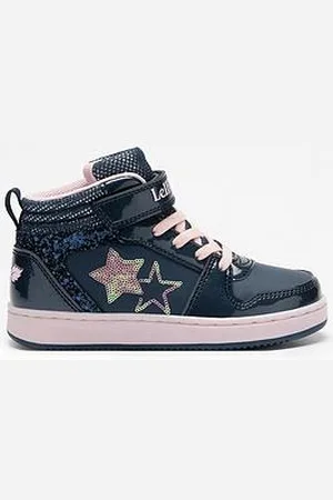 Lelli Kelly Serena Sequin Heart High Top Trainer - Navy