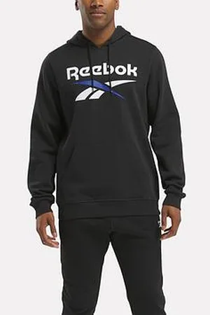 Reebok Mens Training Identity Big Logo Fleece Hoodie