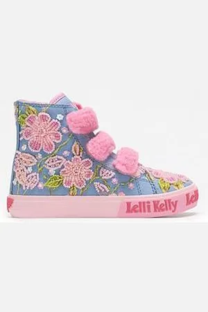 Lelli Kelly Brooke 2 M Faux Fur Strap High Top Trainer - Multi