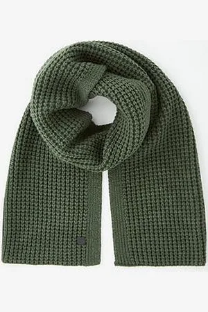 AllSaints Waffle Stitch Knitted Scarf