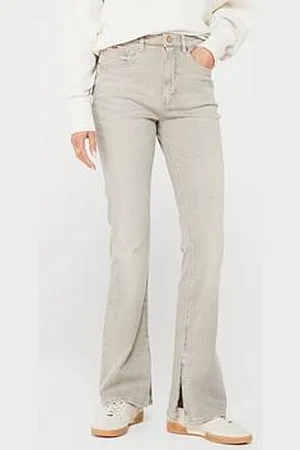 HUGO BOSS Rosa High Rise Split Hem Flare Jeans