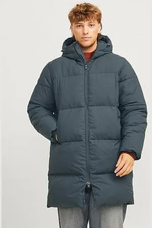 JACK & JONES Longline Hooded Padded Coat