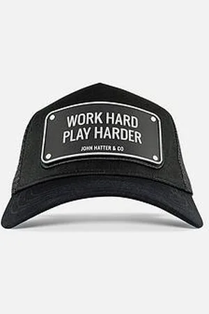 John Hatter & Co Rubber Work Hard Play Harder Cap