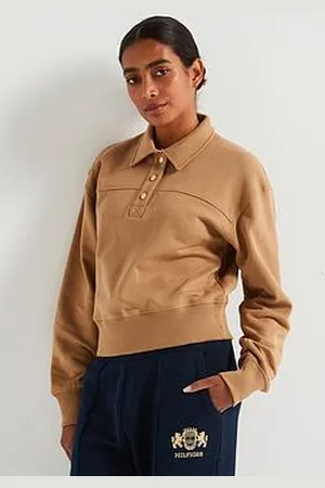 Tommy Hilfiger Button Detail Polo Sweatshirt