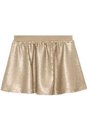 MANGO Younger Girls Sequin Skirt