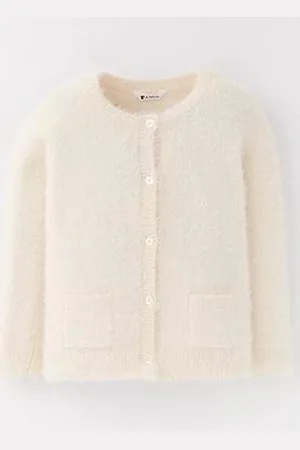 Very Girls Fluffy Eyelash Yarn Cardigan