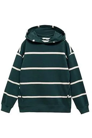 MANGO Boys Striped Hoodie