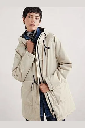 Seasalt Cornwall Showerproof Longline Raincoat