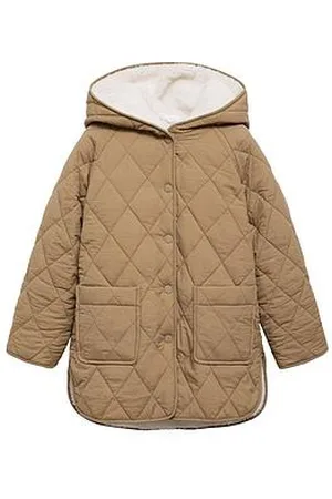 MANGO Girls Quilted Coat
