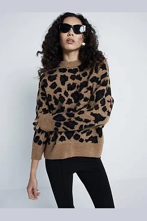 River Island Leopard Print Jumper