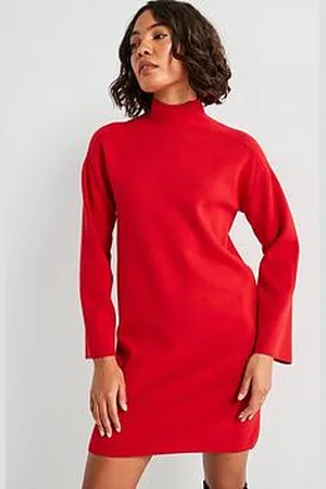 VERO MODA High Neck Short Knitted Dress