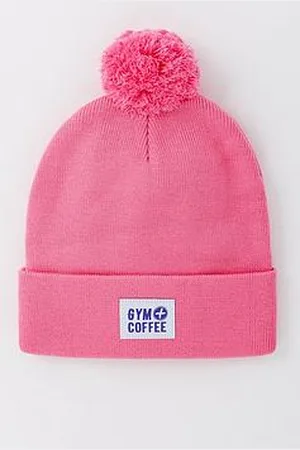 Gym + Coffee Womens Training Bobble Beanie