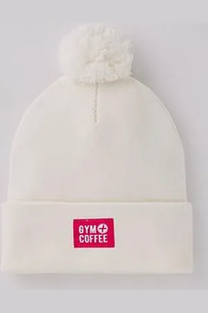 Gym + Coffee Womens Training Bobble Beanie
