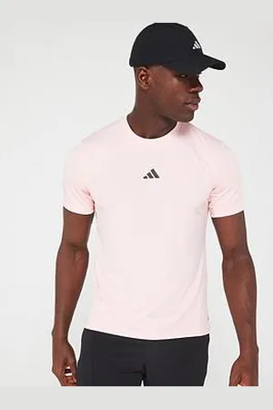 adidas Mens Training Power T-Shirt - Pink