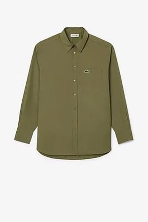 Lacoste Oversized Cotton Poplin Shirt
