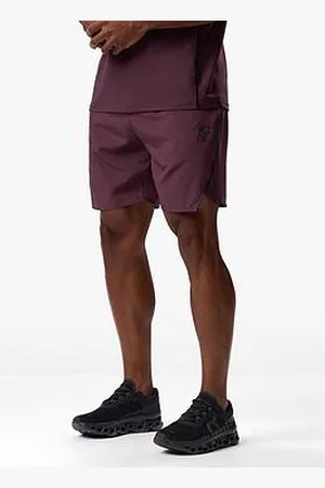 Gym King Mens Flex Short - Deep Plum