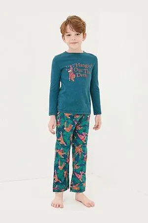 Fat Face Boys Orangutan Pyjama Set