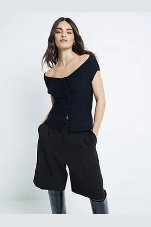 River Island Off Shoulder Bandeau Top