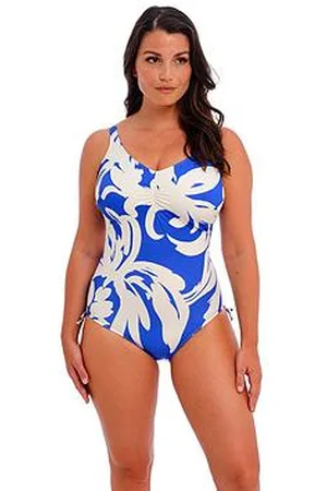 Fantasie Rabida Underwired V-Neck Swimsuit With Adjustable Leg - /White