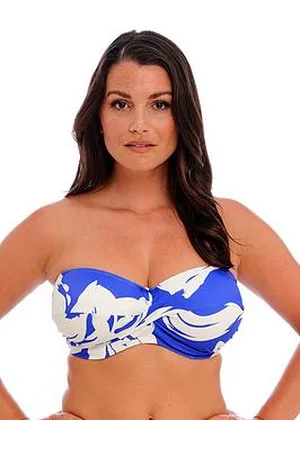 Fantasie Rabida Underwired Twist Bandeau Bikini Top - /White