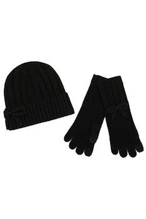 Kate Spade Bow Hat And Glove Set