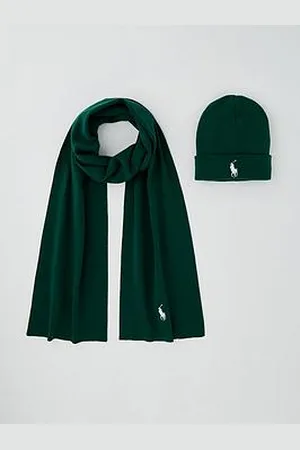 Ralph Lauren Pima Cotton Hat & Scarf Gift Set
