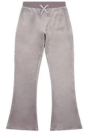Juicy Couture Girls Diamante Velour Bootcut Jogger