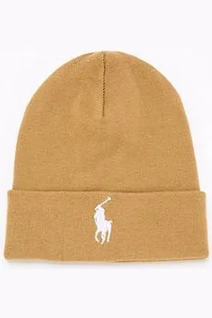 Ralph Lauren Pima Cotton Big Logo Beanie Hat