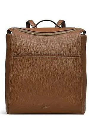 Radley Oak Street Medium Ziptop Backpack Saddle