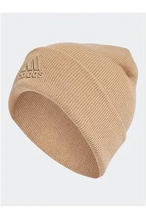 adidas Unisex Logo Beanie - Beige