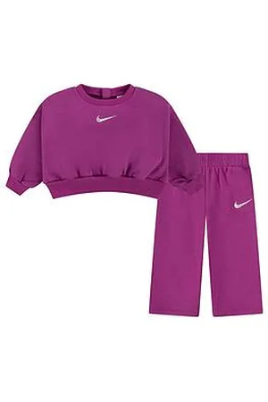 Nike Infants Girls Shine Crew Pant Tracksuit