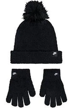 Nike Juniors Plush Gifting Peak Beanie Set