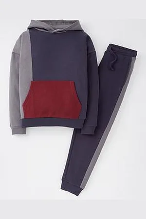Very Boys Cut And Sew Hoodie And Jog Set