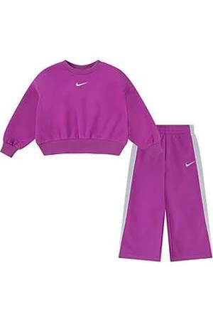 Nike Kids Girls Shine Crew Pant Tracksuit