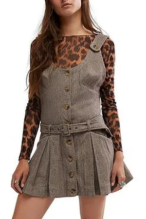 Free People Belong Together Mini Pinafore Dress