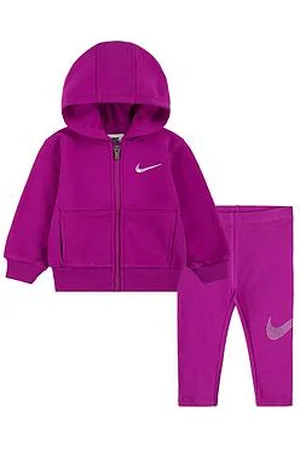 Nike Infants Girls Shine Hoody Legging Tracksuit