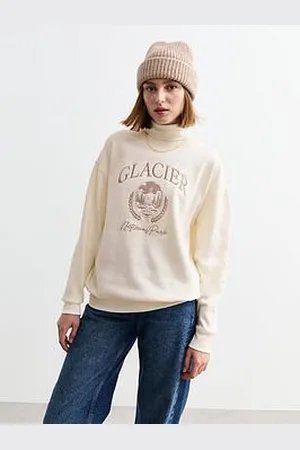 New Look National Park Print Sweatshirt - Off White