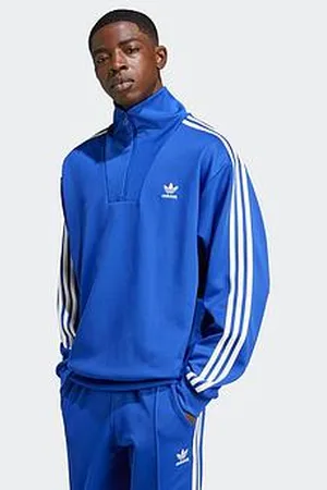 adidas Mens Adicolor Funnelneck Track Top