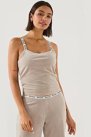 Juicy Couture Elina Rib Velour Lounge Vest Top