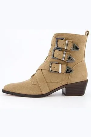 Very Buckle Western Ankle Boot