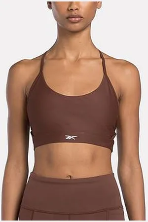 Reebok Womens Training Lux Strappy Medium Support Sports Bra